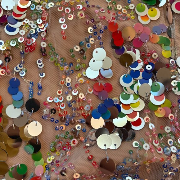 Milly Odetta Confetti Sequined Dress Size 6 - Picture 6 of 9